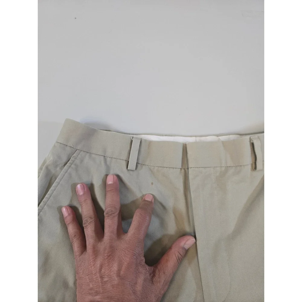 Banana Republic Modern Fit Chinos Mens 32x30 Khaki Tan Tessuti di Sondrio Cotton